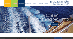 Desktop Screenshot of pforzheimer-reisebuero.de